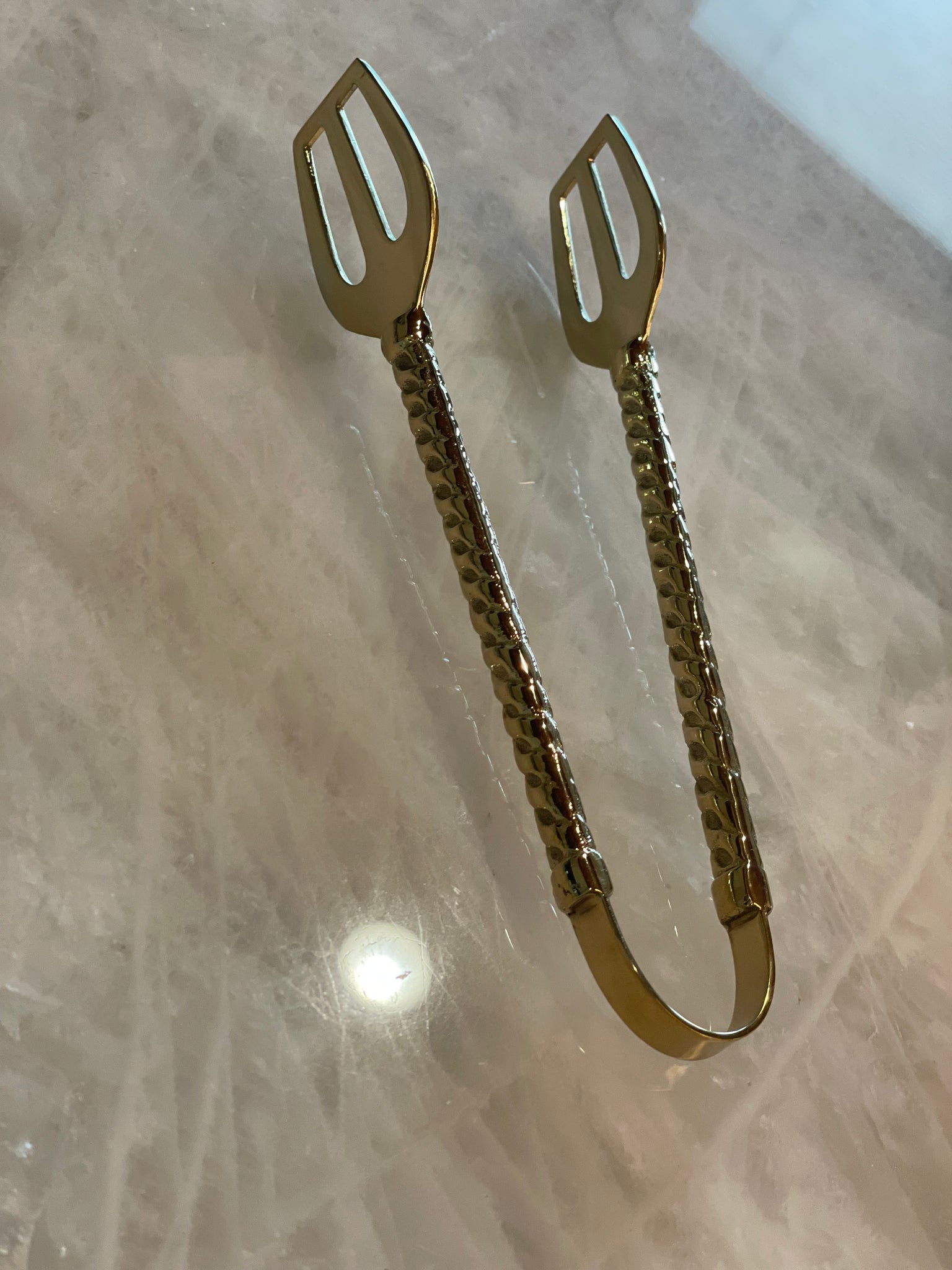 Twisted Handles Serving Tongs