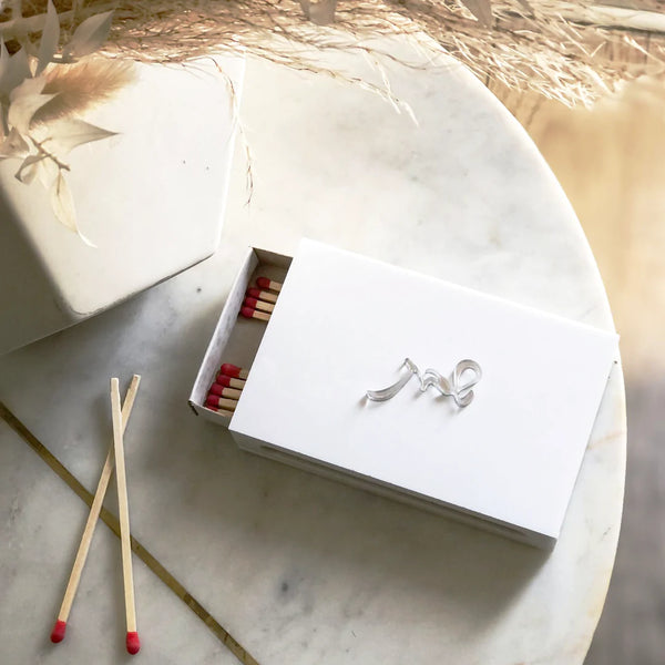 Lucite Shabat Match Box