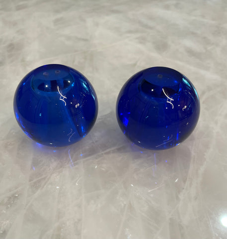 Crystal Ball Salt/Pepper Shakers