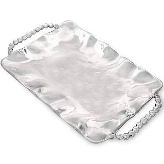 PEARL Rectangular Tray with Perla Handles