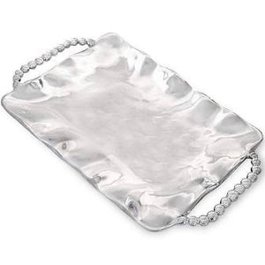 PEARL Rectangular Tray with Perla Handles