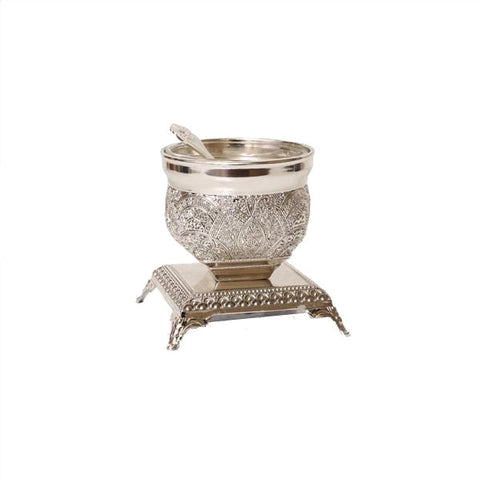 Filigree salt dish